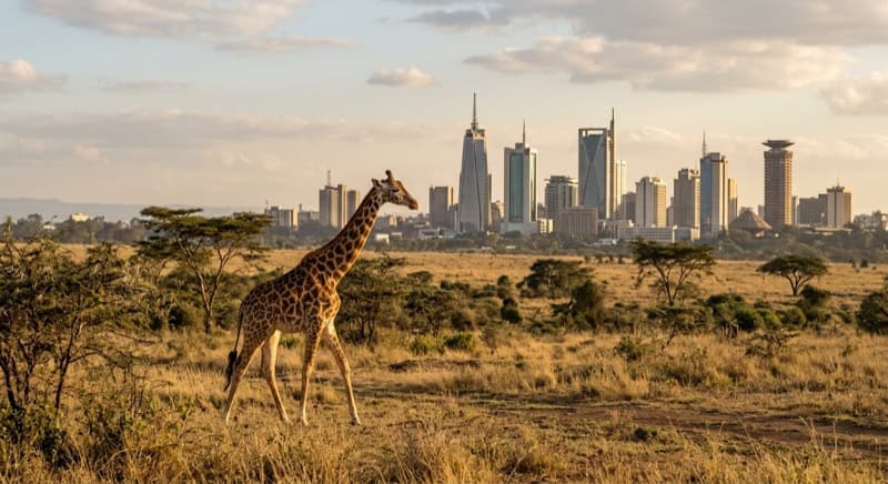 Private jet to Nairobi