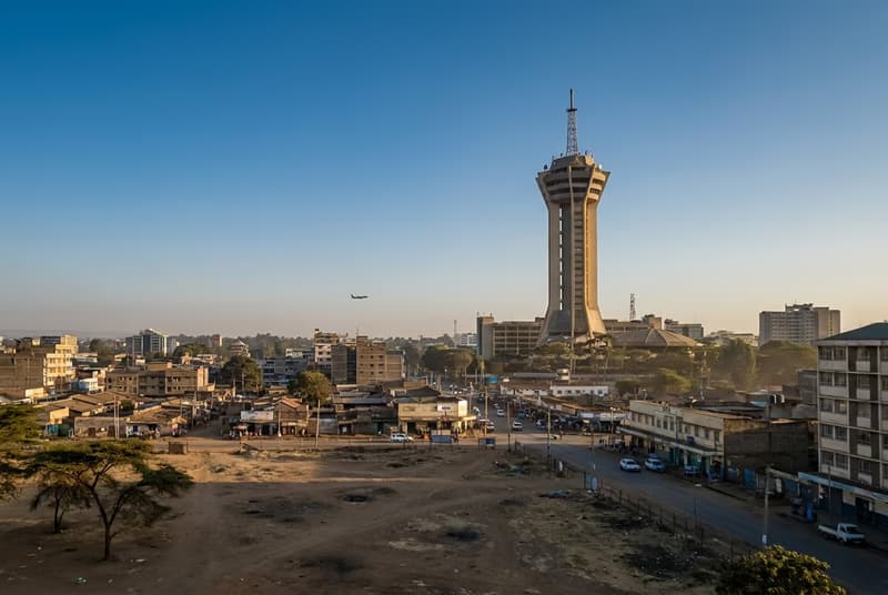 Privatjet nach Nairobi