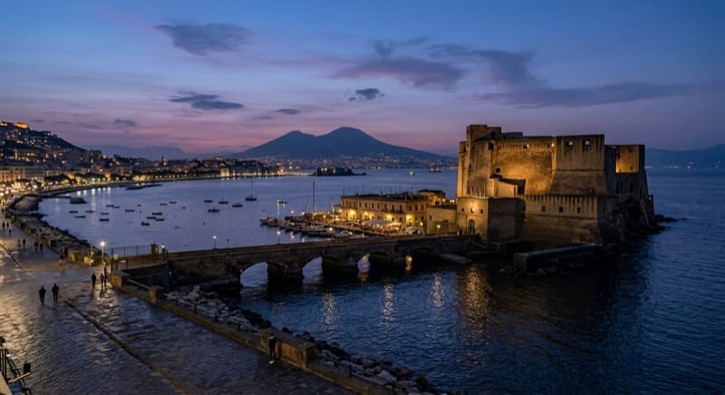 Private jet charter to Naples — fly from Londres