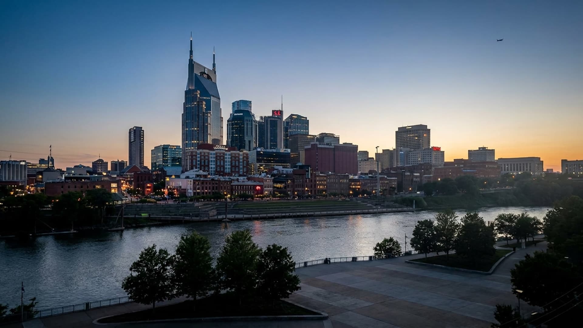 Privatjet in Nashville