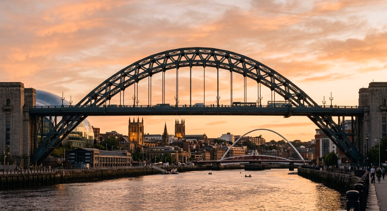 Privatjet-Charter nach Newcastle