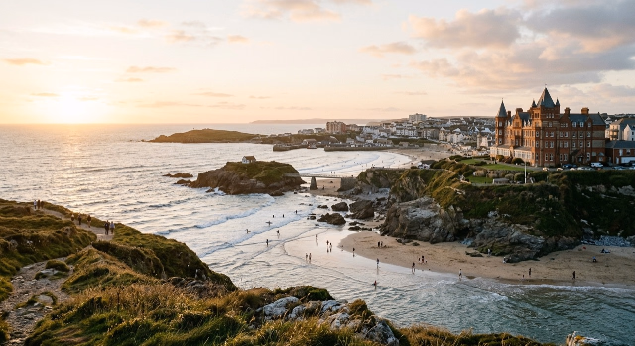 Privatjet-Charter nach Newquay Cornwall