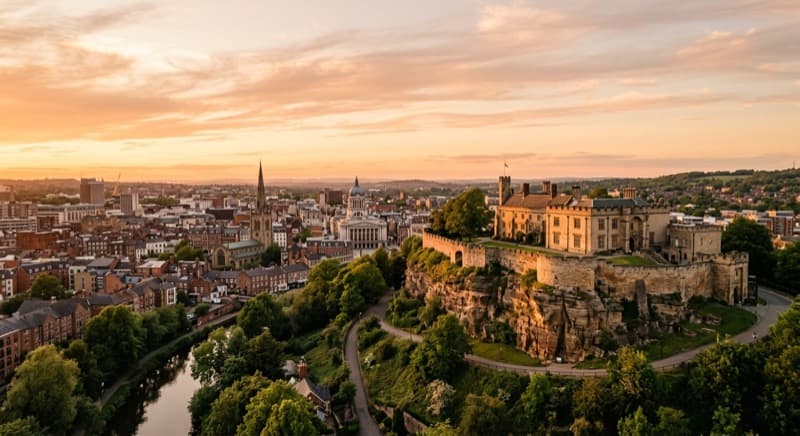 Private jet charter from Nottingham