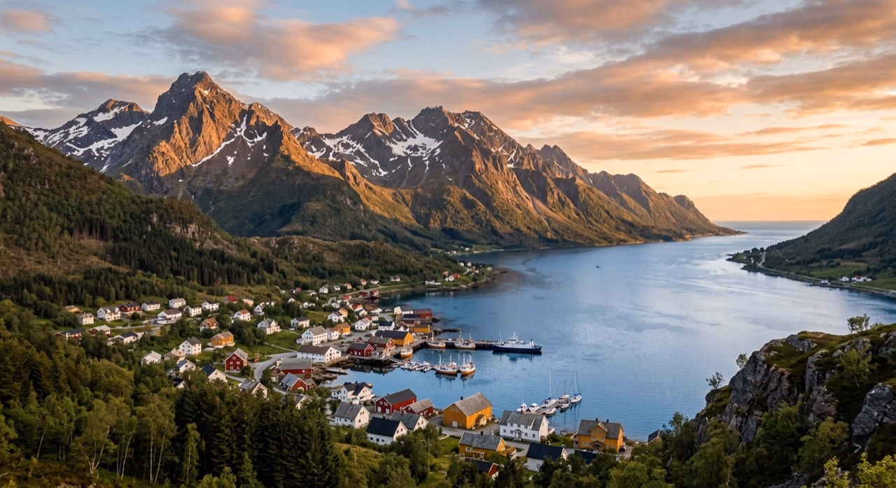 Charter jet privado a Ørsta-Volda Airport, Hovden