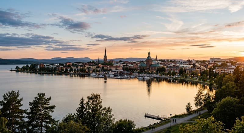 Private jet charter to Östersund