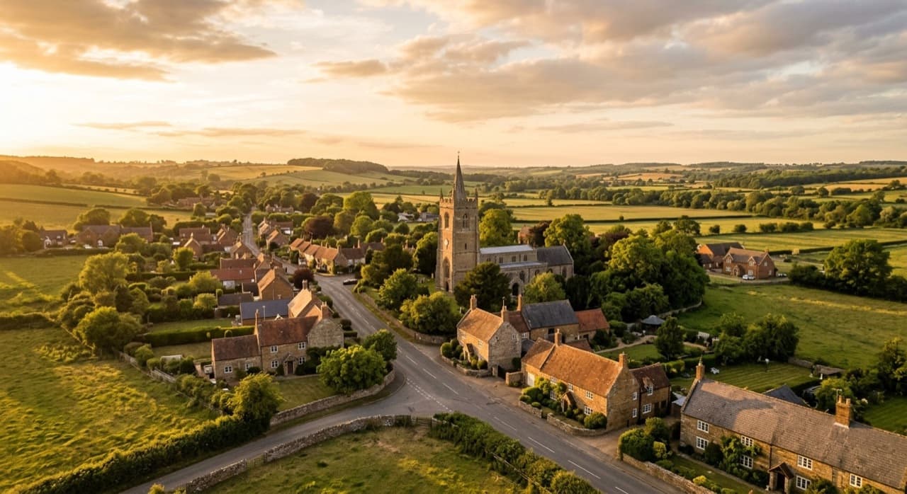 Privatjet in Pailton–Cotswold