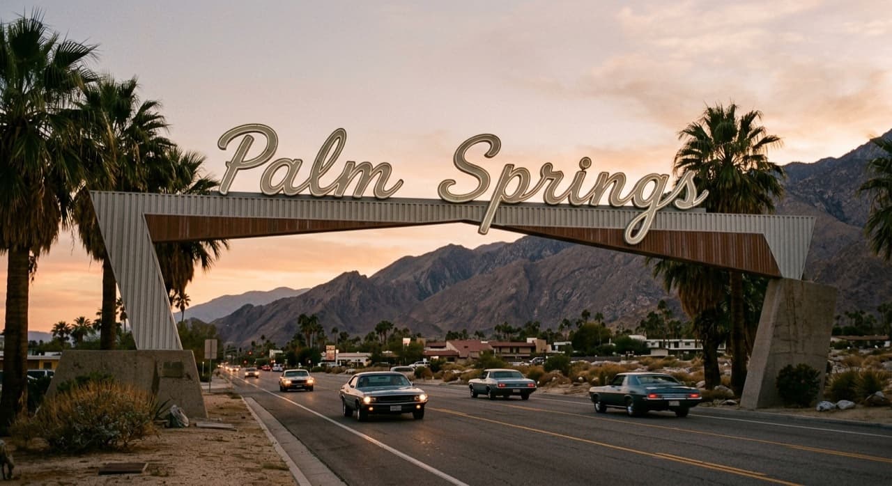 Palm Springs Privatjet-Luftfahrt-Hub