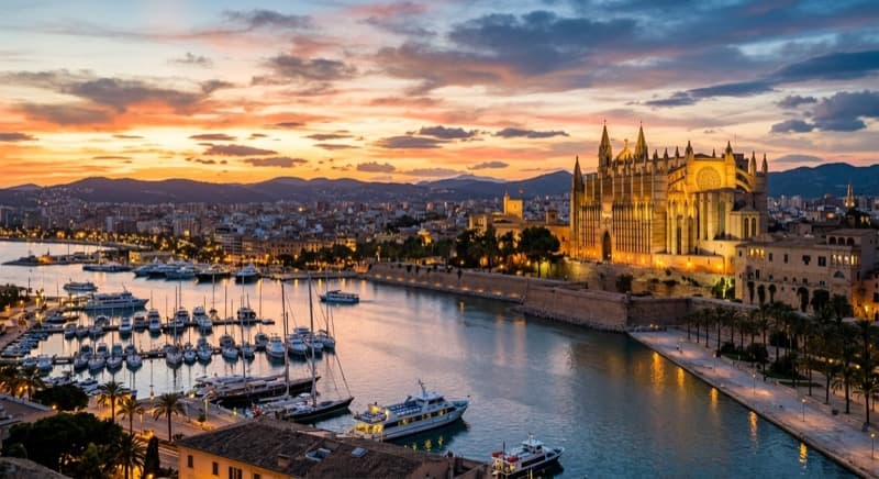 Private jet charter to Palma de Mallorca — fly from Londres