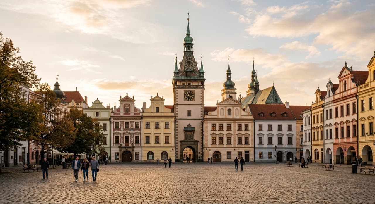 Private jet charter to Pardubice