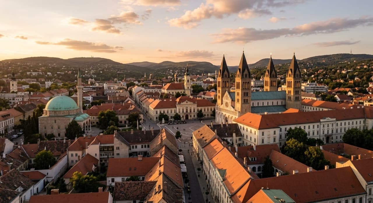 Private jet charter to Pécs-Pogány