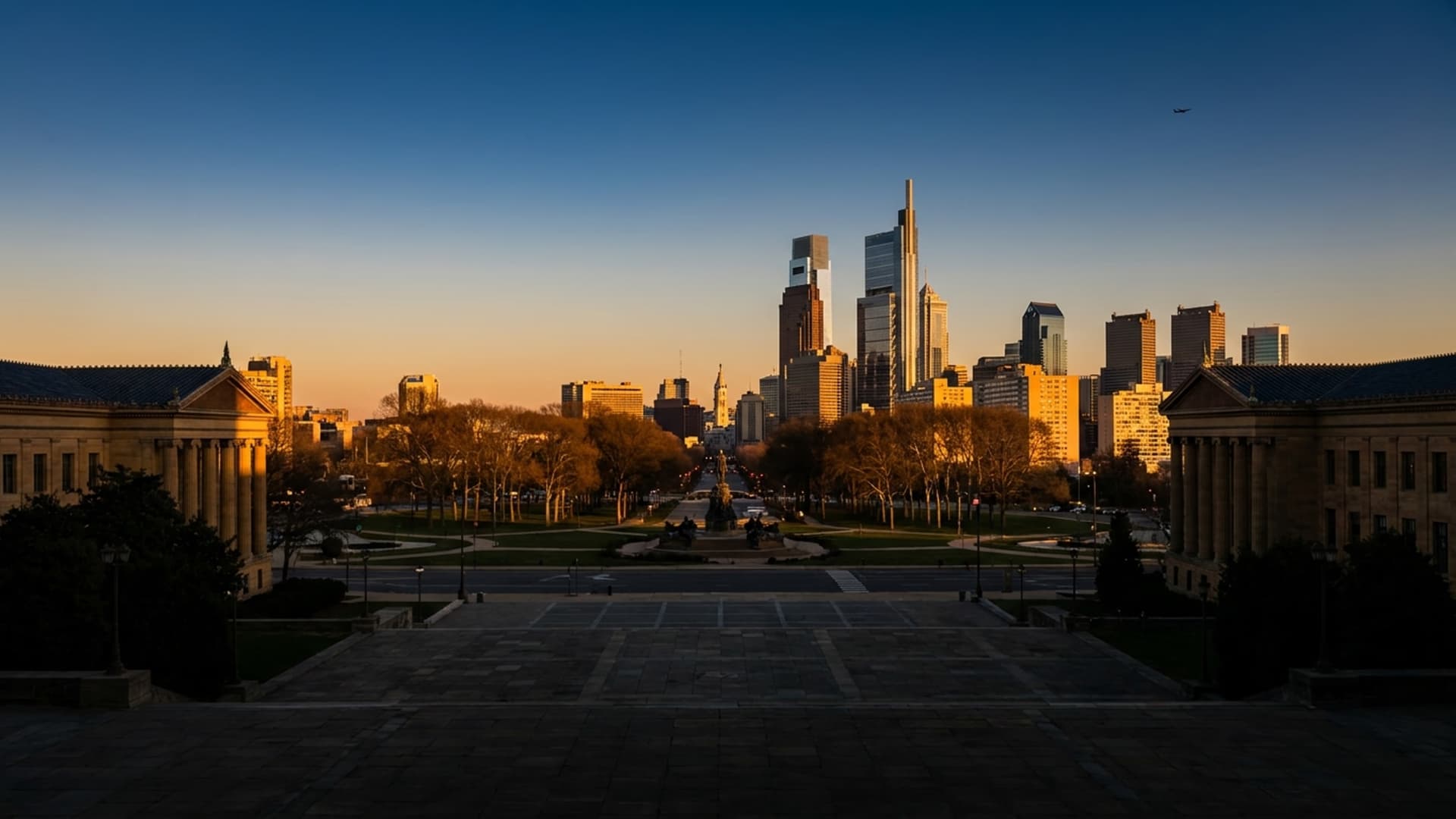 Privatjet in Philadelphia