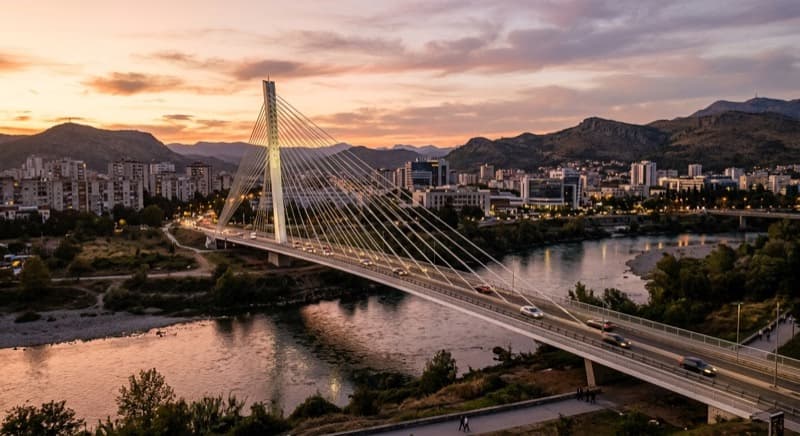 Jet privé vers Podgorica