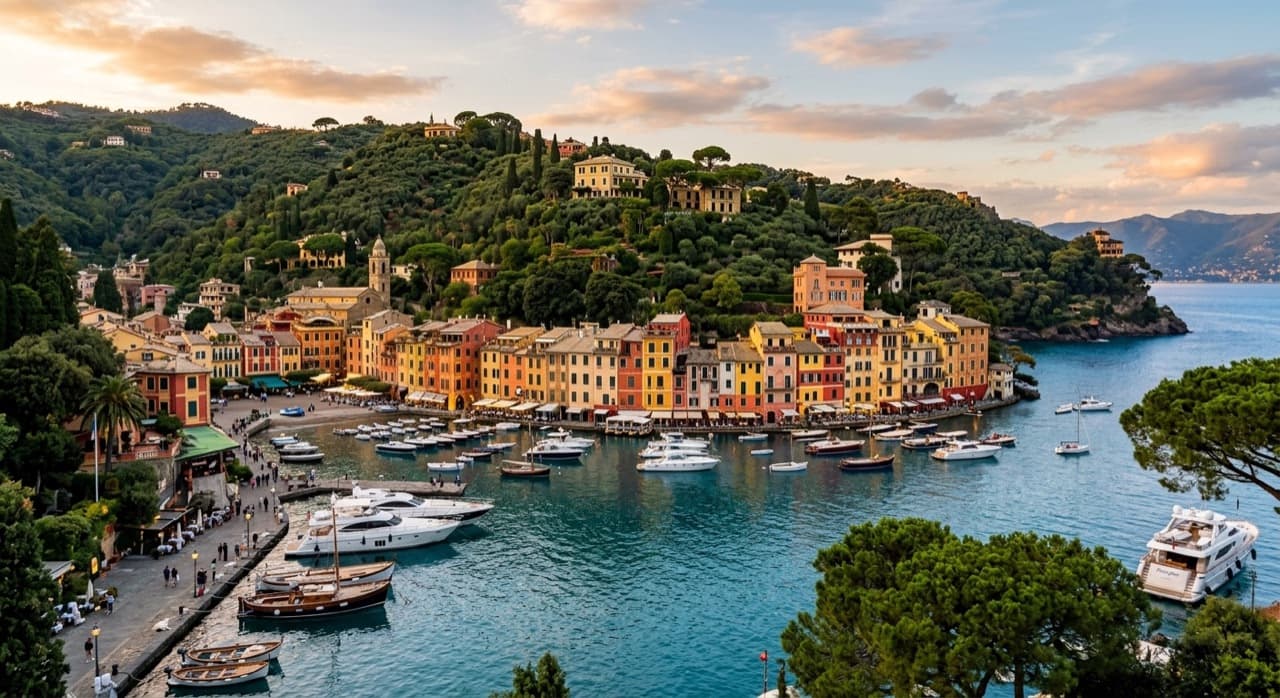 Portofino private jet aviation hub