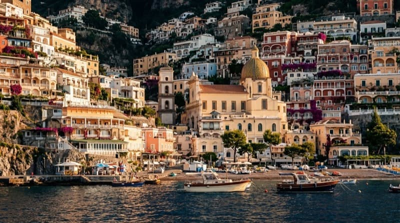 Private jet charter from Positano