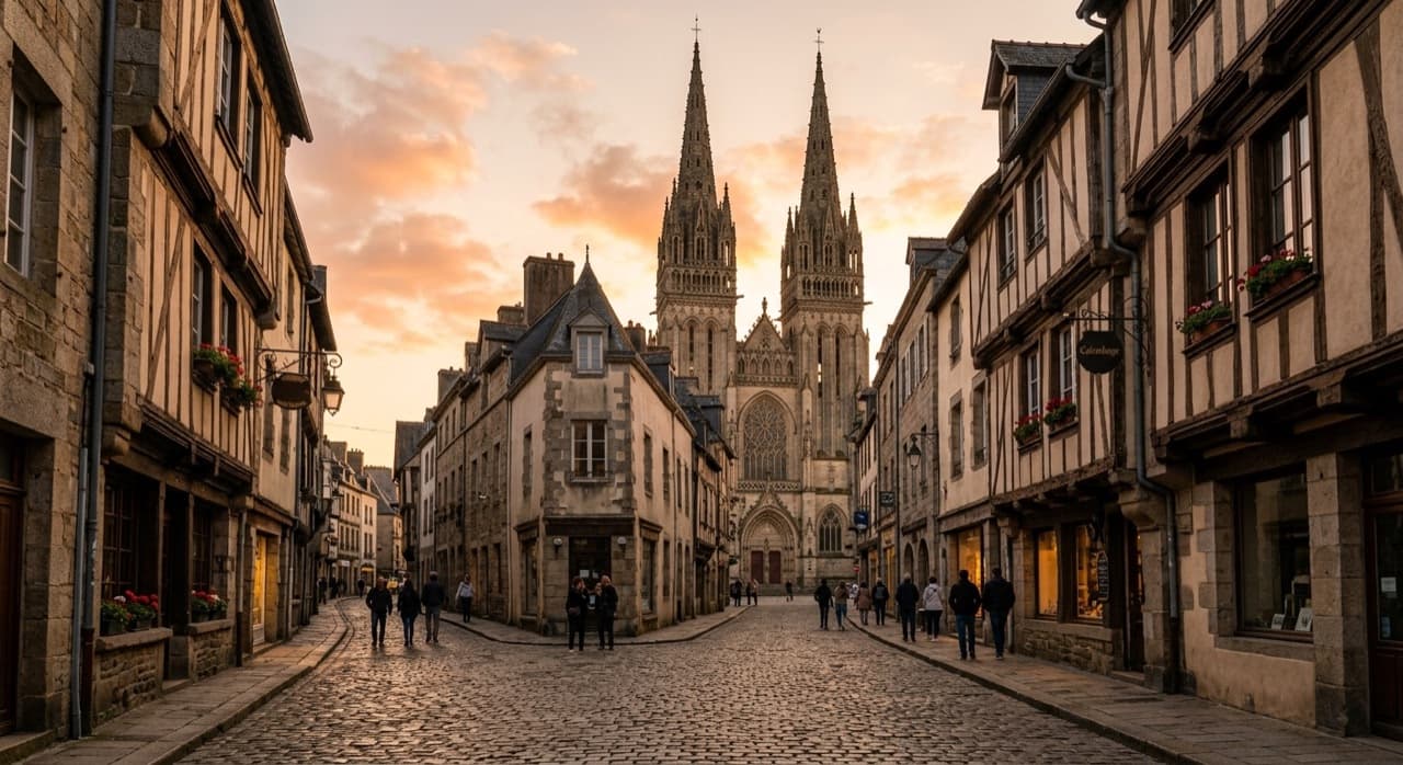 Privatjet in Quimper-Cornouaille