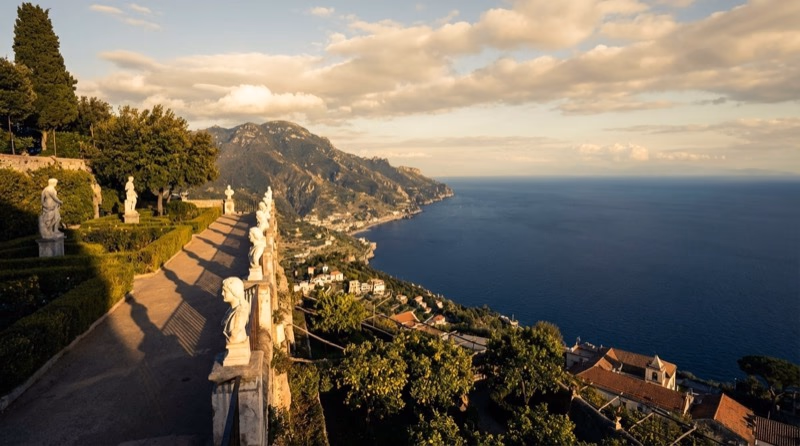 Private jet on tarmac at Ravello