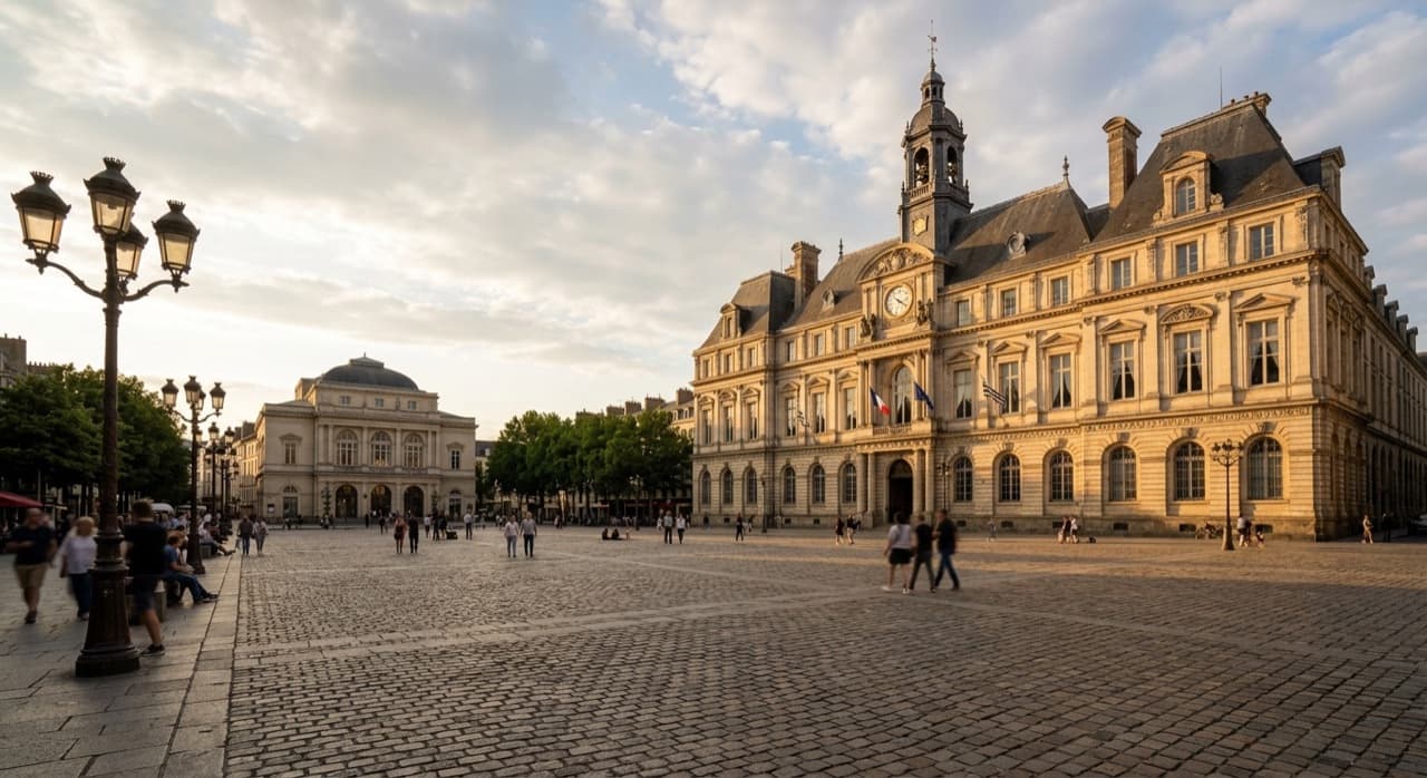 Rennes Privatjet-Luftfahrt-Hub