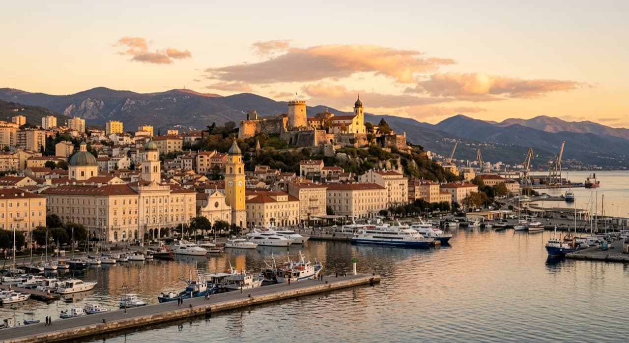 Rijeka private jet aviation hub