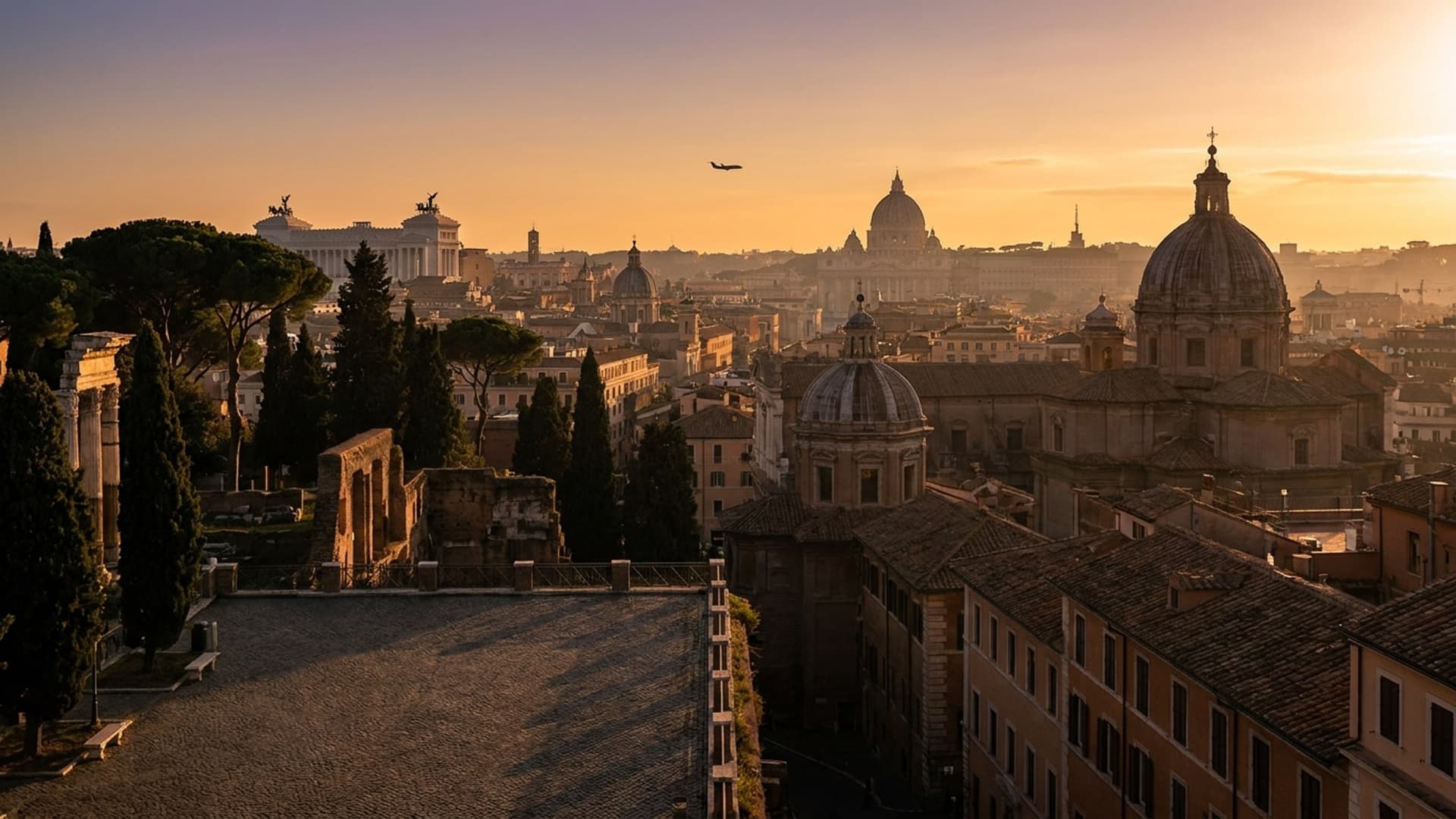 Private jet charter to Rome Ciampino