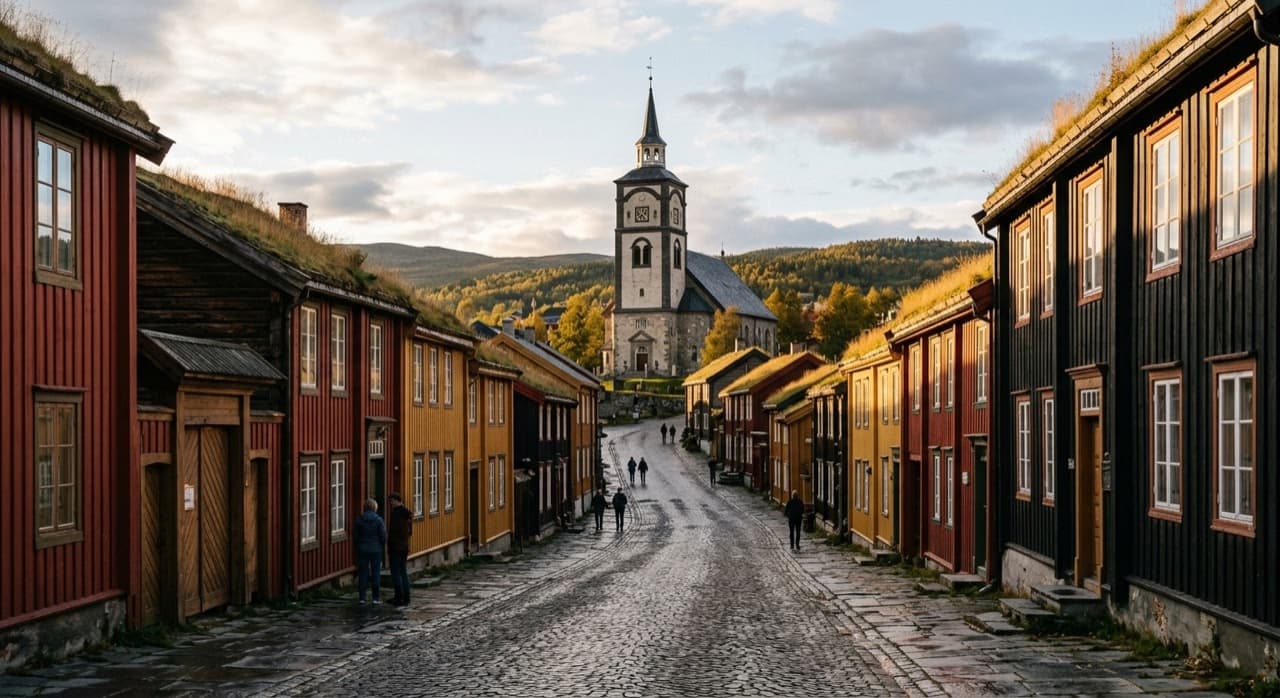 Privatjet in Roros–Røros