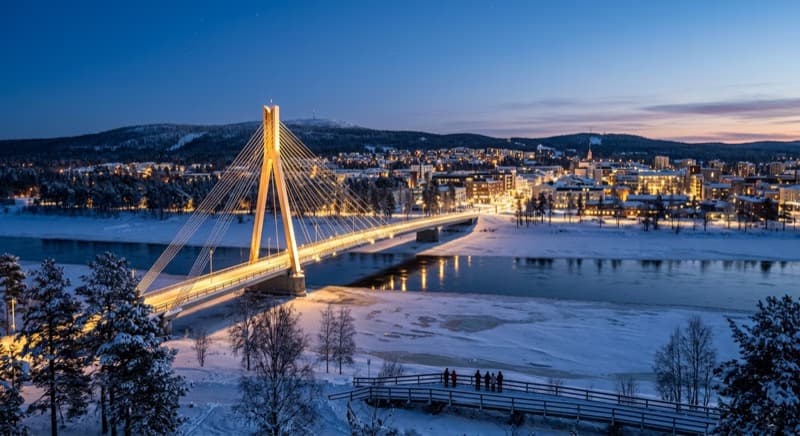 Jet privato sul piazzale a Rovaniemi