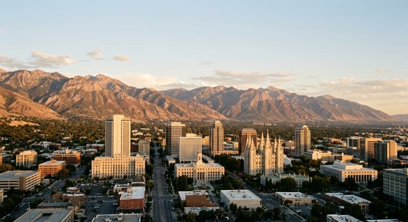 Private jet to Salt Lake City