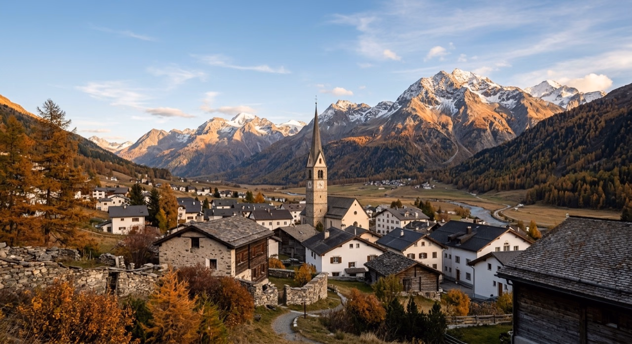 Samedan Privatjet-Luftfahrt-Hub