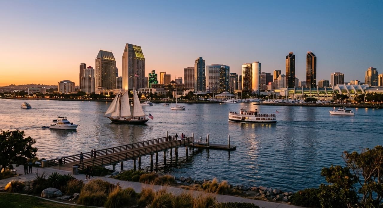 Private jet charter to San Diego International Airport