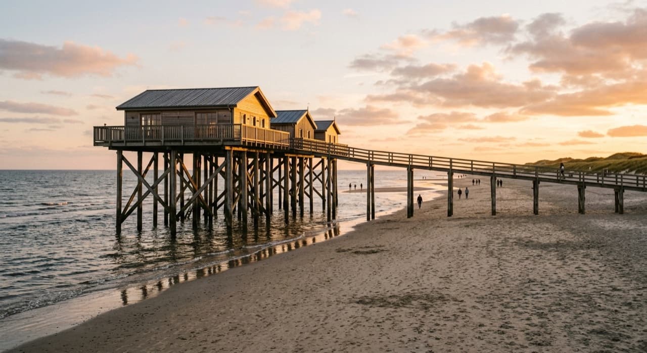 Private jet charter to St. Peter-Ording
