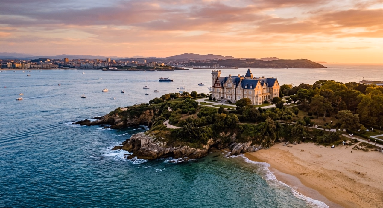 Privatjet-Charter nach Santander