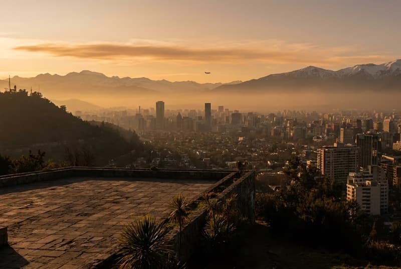 Privatjet nach Santiago
