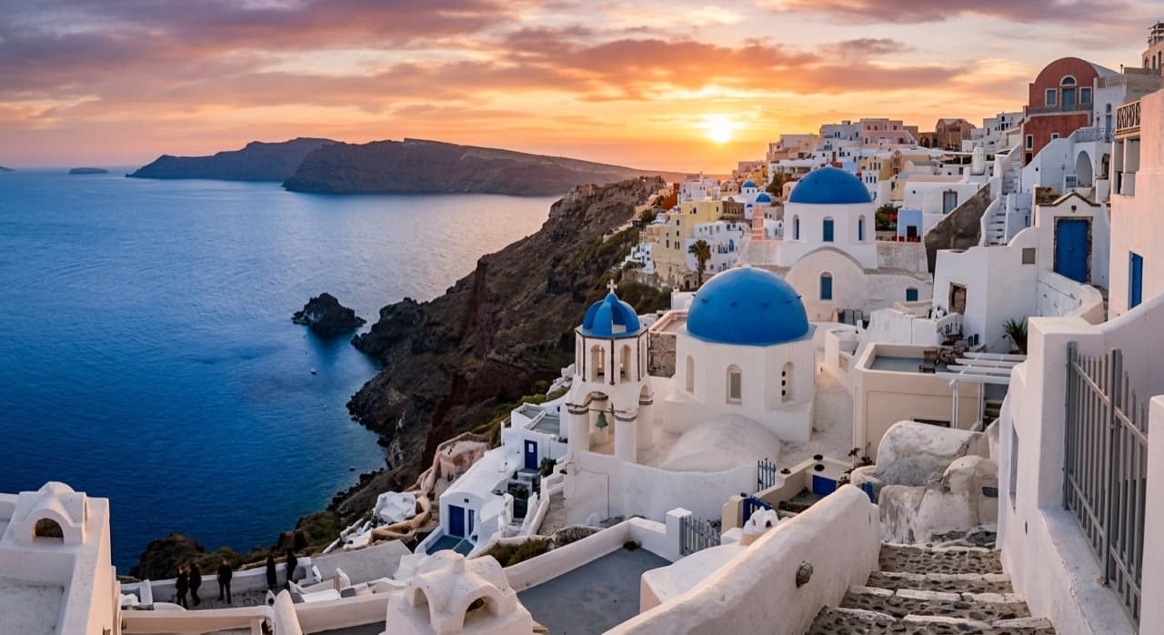 Santorini private jet aviation hub