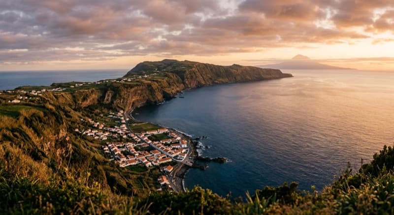 Jet privato sul piazzale a Sao Jorge Island