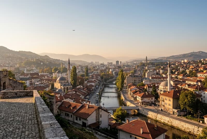Privatjet nach Sarajevo