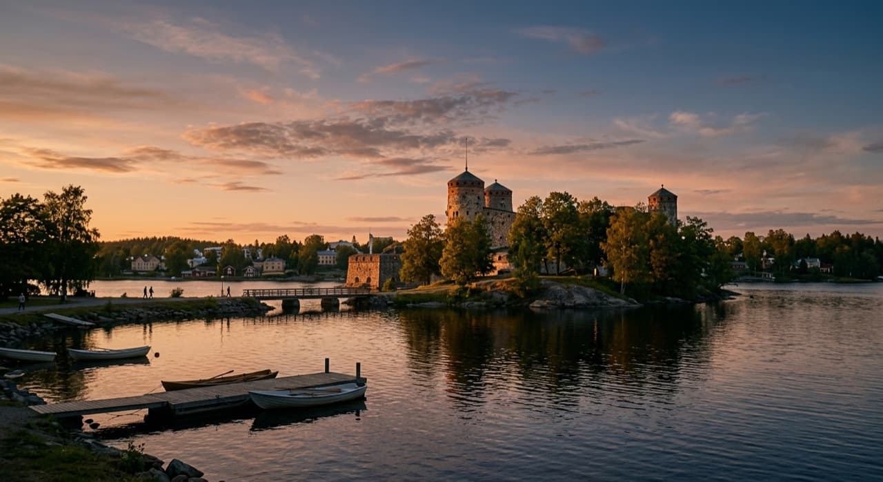 Private jet charter to Savonlinna