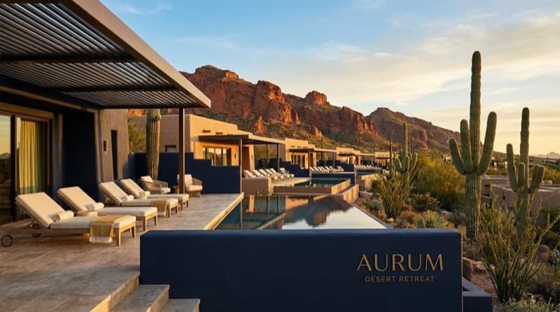 Privatjet auf dem Vorfeld in Scottsdale