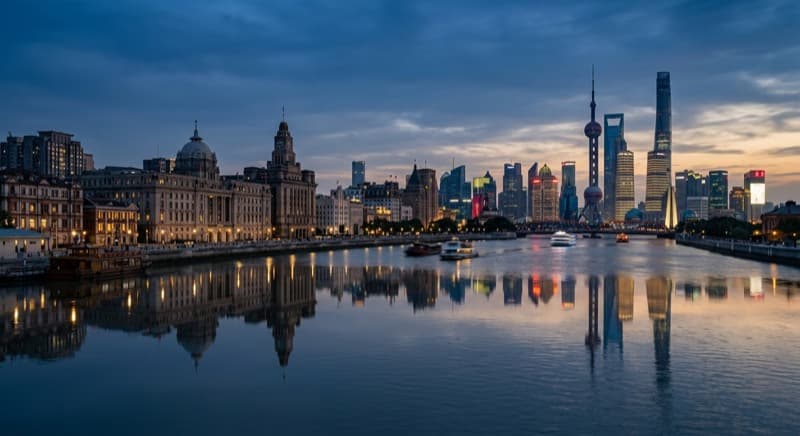 Jet privé vers Shanghai