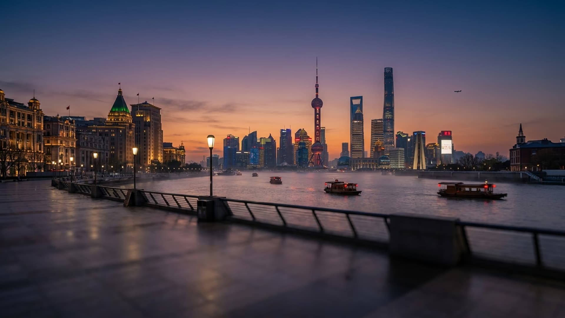 Privatjet in Shanghai–Pudong