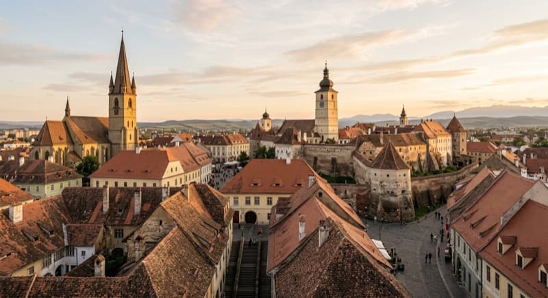 Private jet charter to Sibiu