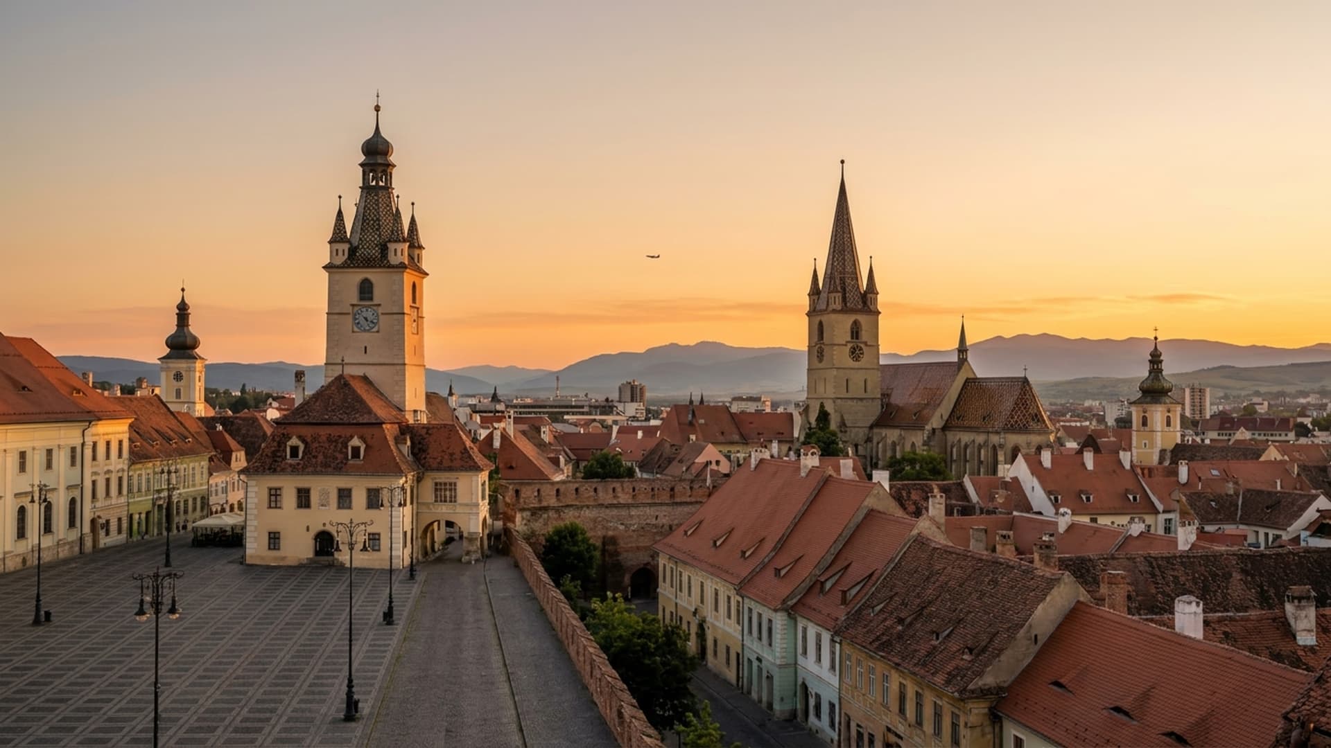 Privatjet in Sibiu