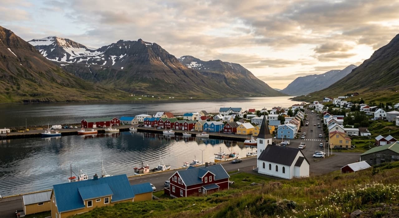 Private jet charter to Siglufjörður