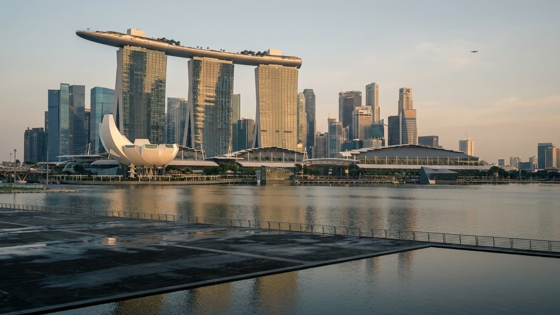 Privatjet in Singapur–Changi