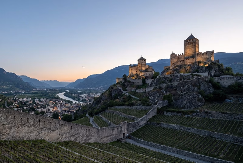 Jet privé vers Sion