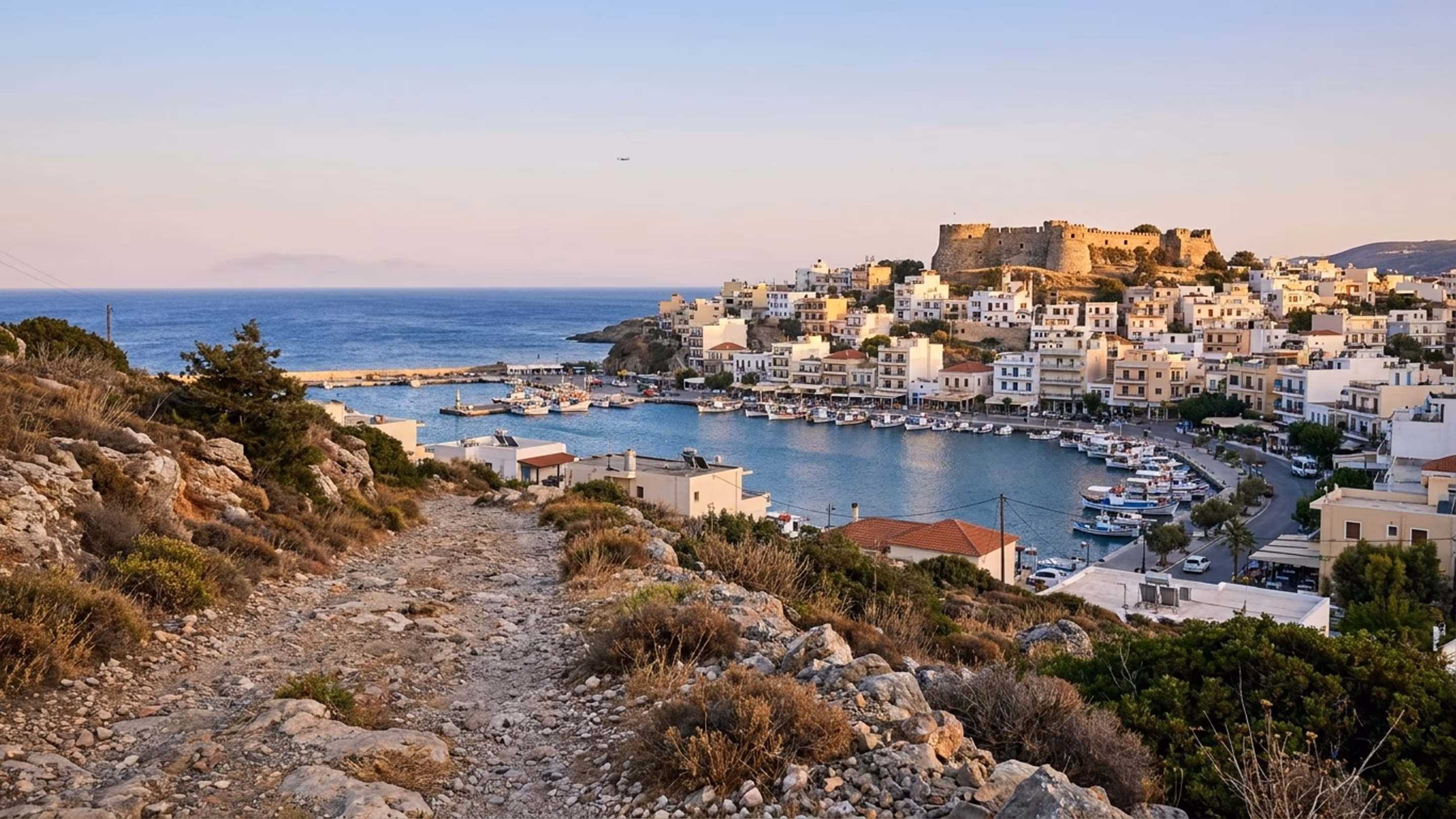 Privatjet in Sitia