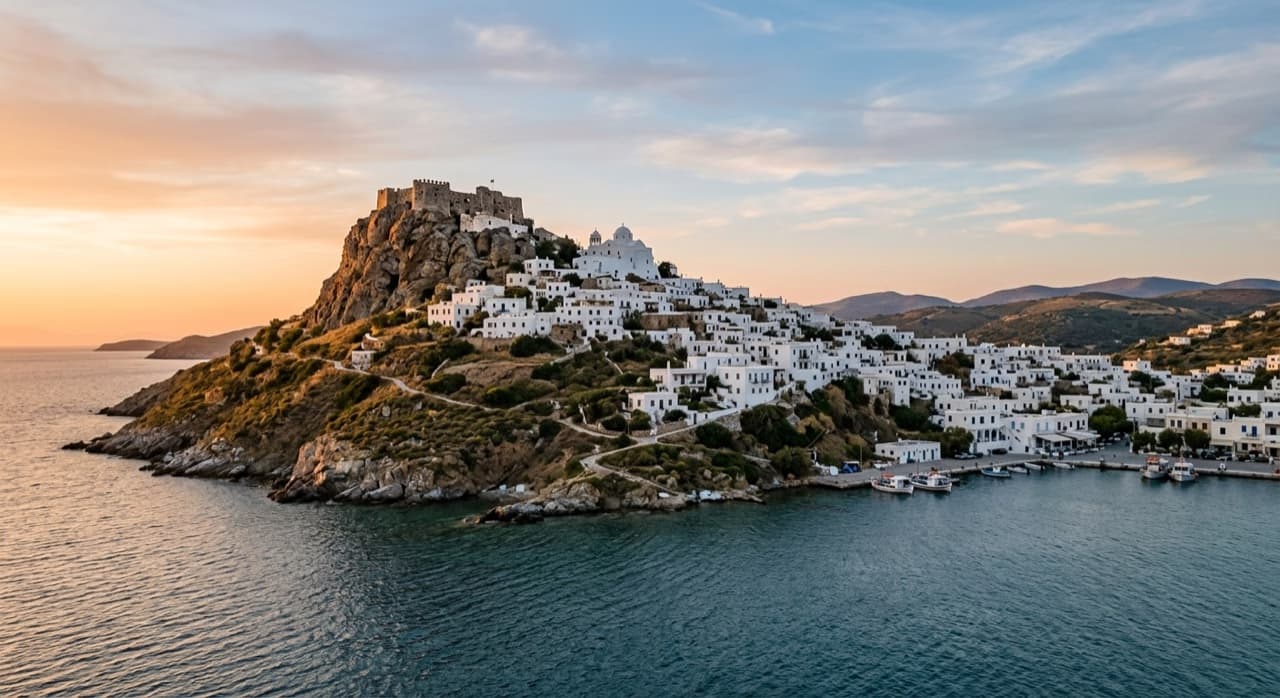 Private jet charter to Skiros