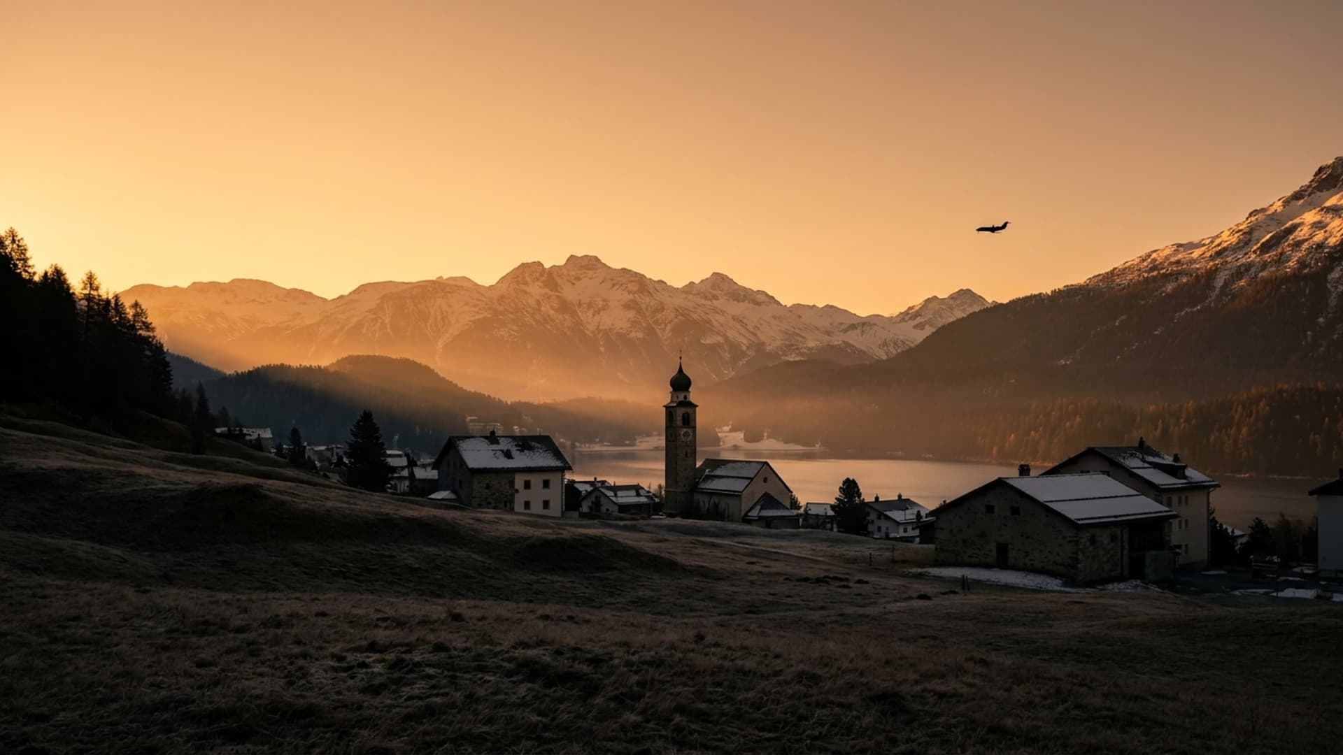 Jet privato a Sankt Moritz–Samedan