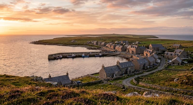 Private jet charter from Stronsay
