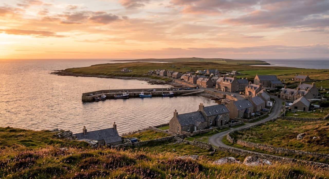 Privatjet in Stronsay