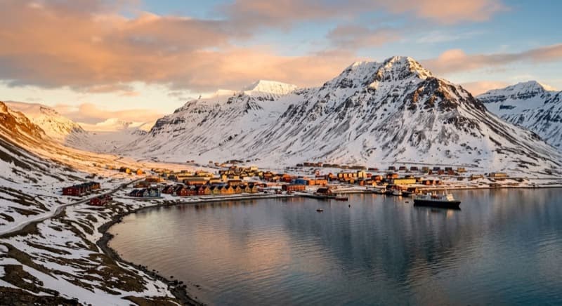 Частный самолёт на перроне Svalbard