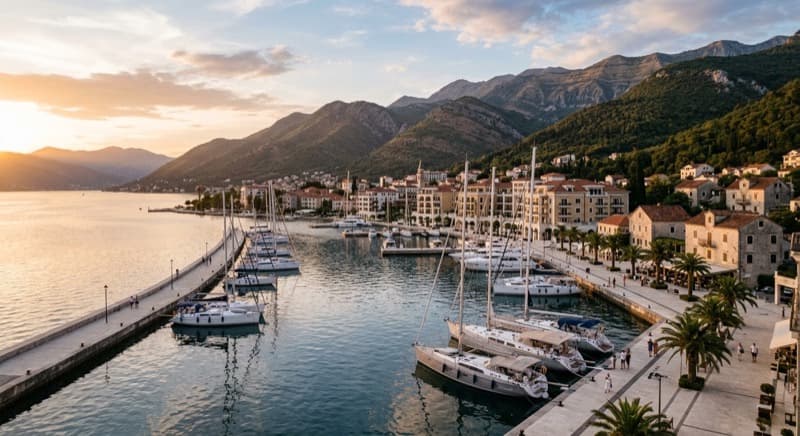 Jet privé vers Tivat
